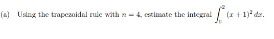 Solved (b) Calculate The Exact Result And Compare This With | Chegg.com