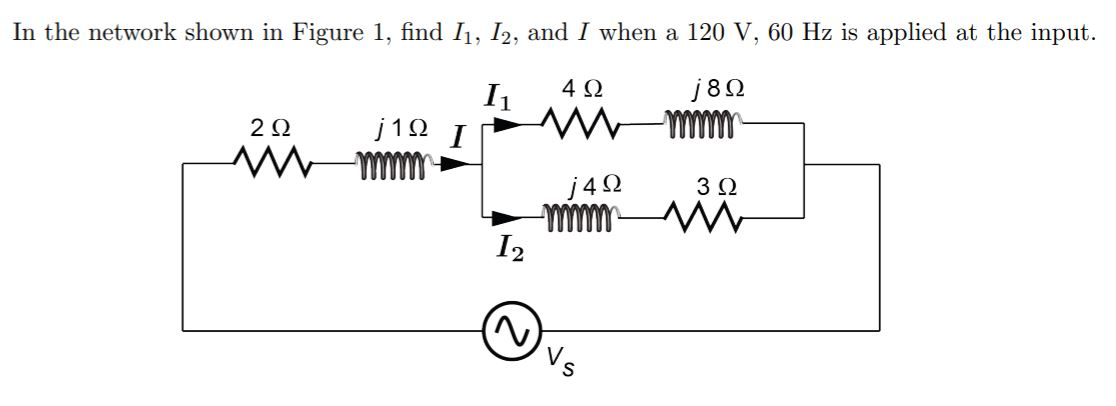 Solved In the network shown in Figure 1, find 11, 12, and I | Chegg.com