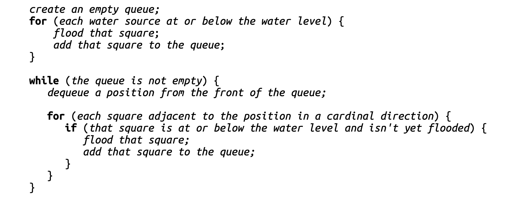 need for this Pseudo Code to be fleshed out. Has to | Chegg.com