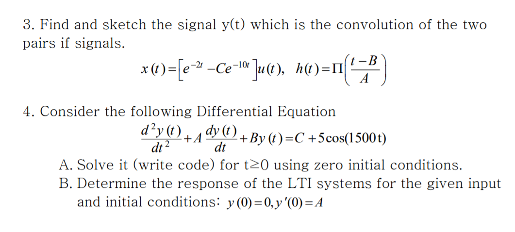 Solved Solve the questions in this assignment using Matlab | Chegg.com