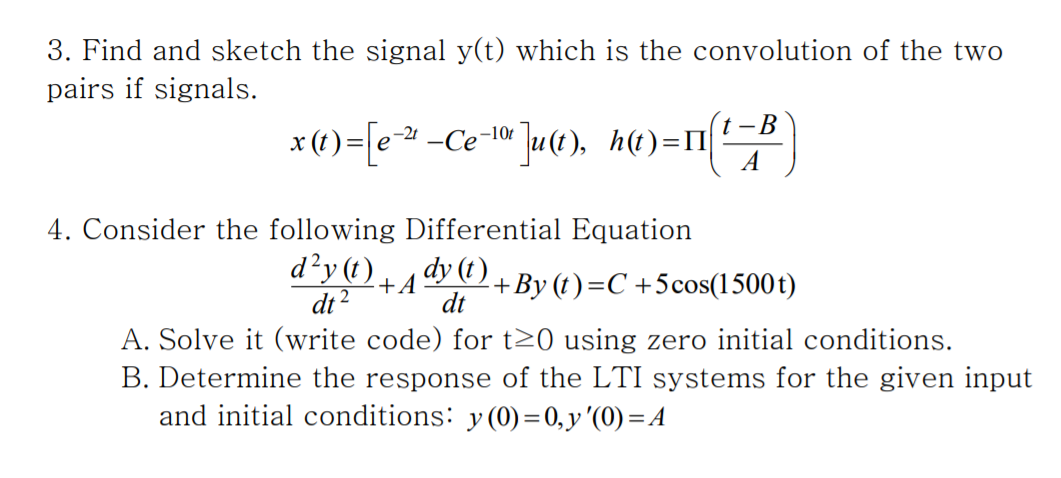 Solved Solve The Questions In This Assignment Using Matlab | Chegg.com