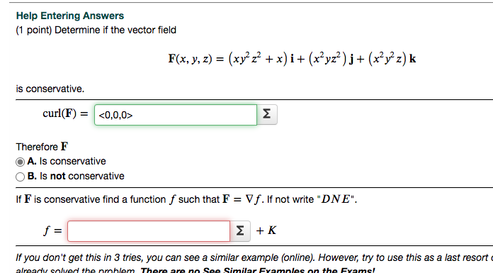 Solved Help Entering Answers 1 Point Determine If The V Chegg Com