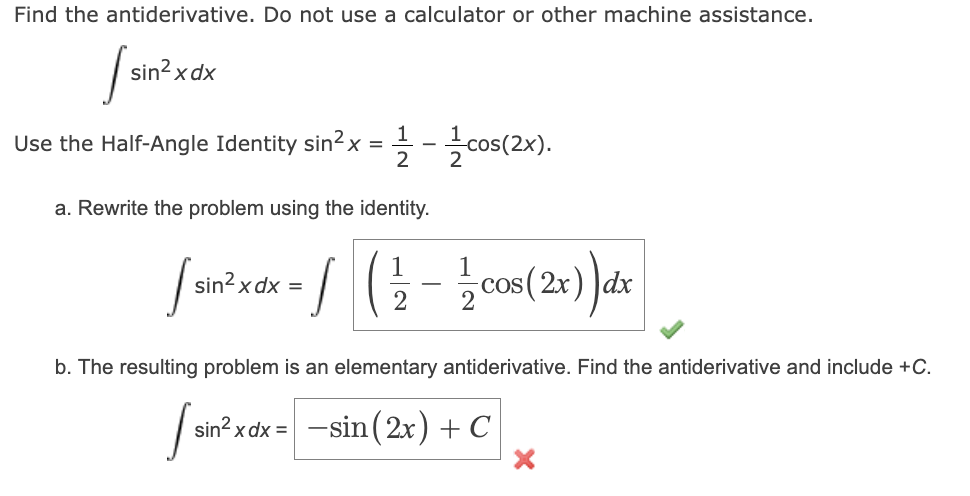 Antiderivative calc deals