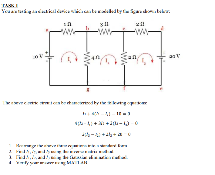 Solved TASK I You are testing an electrical device which can | Chegg.com