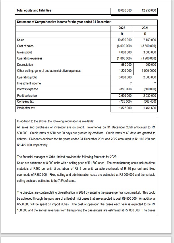 icaew case study past questions and answers