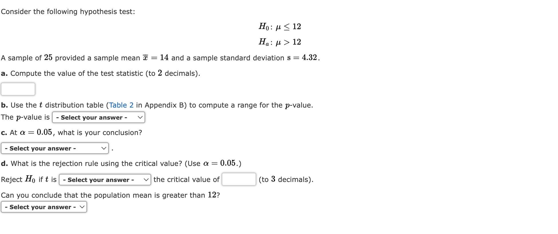 Solved Consider The Following Hypothesis Test: | Chegg.com