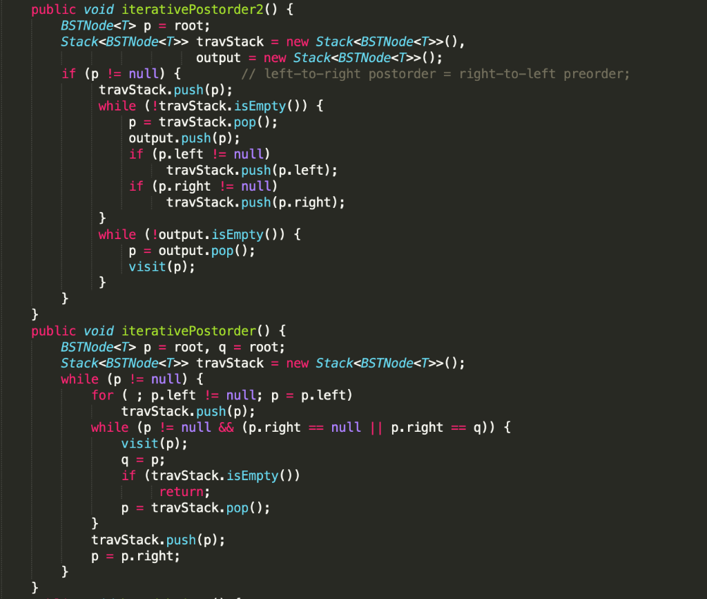 Solved 1) NOTE: Use the only given BST, AVLTree, BSTNode. | Chegg.com