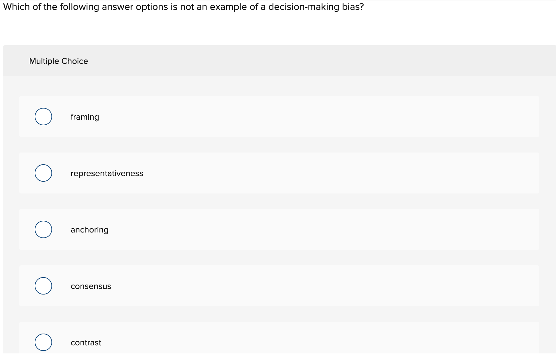 Solved Which of the following answer options is not an | Chegg.com