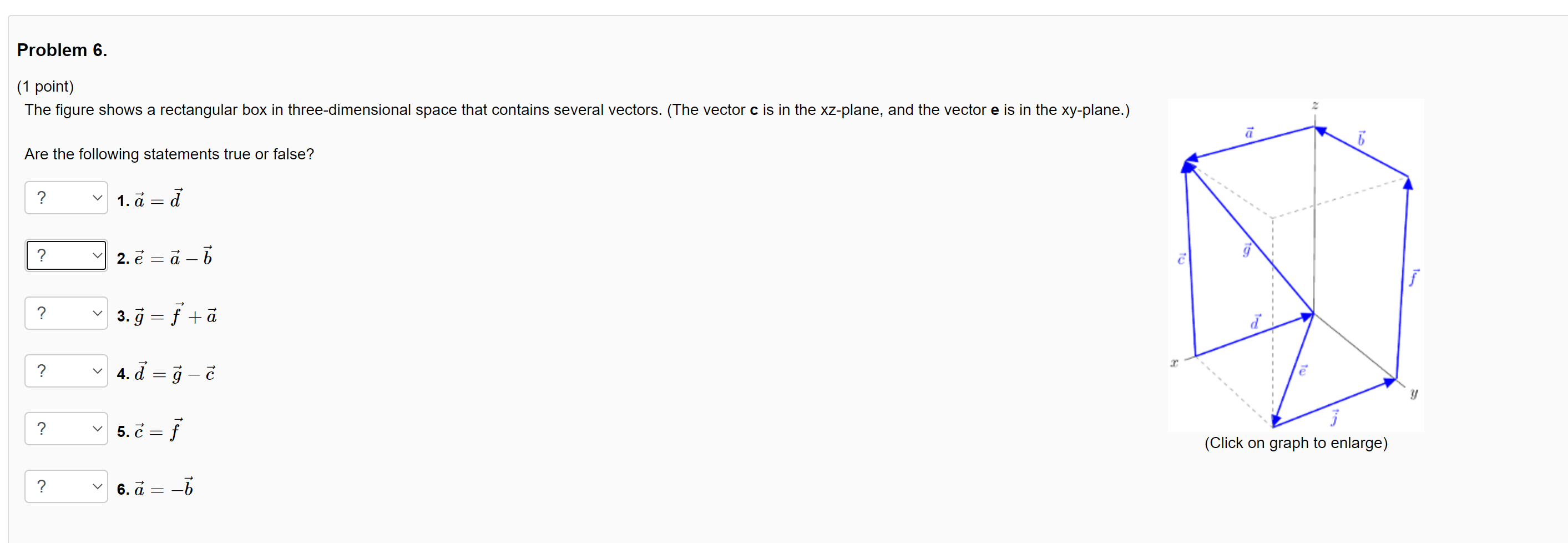 Solved Problem 6. (1 point) The figure shows a rectangular | Chegg.com