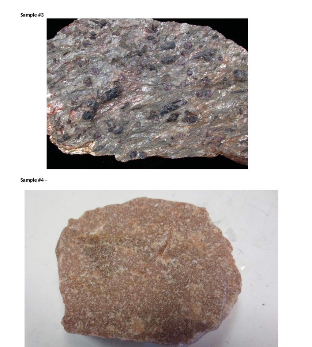 Solved METAMORPHIC ROCKS - OBSERVATIONS, EVIDENCE AND | Chegg.com