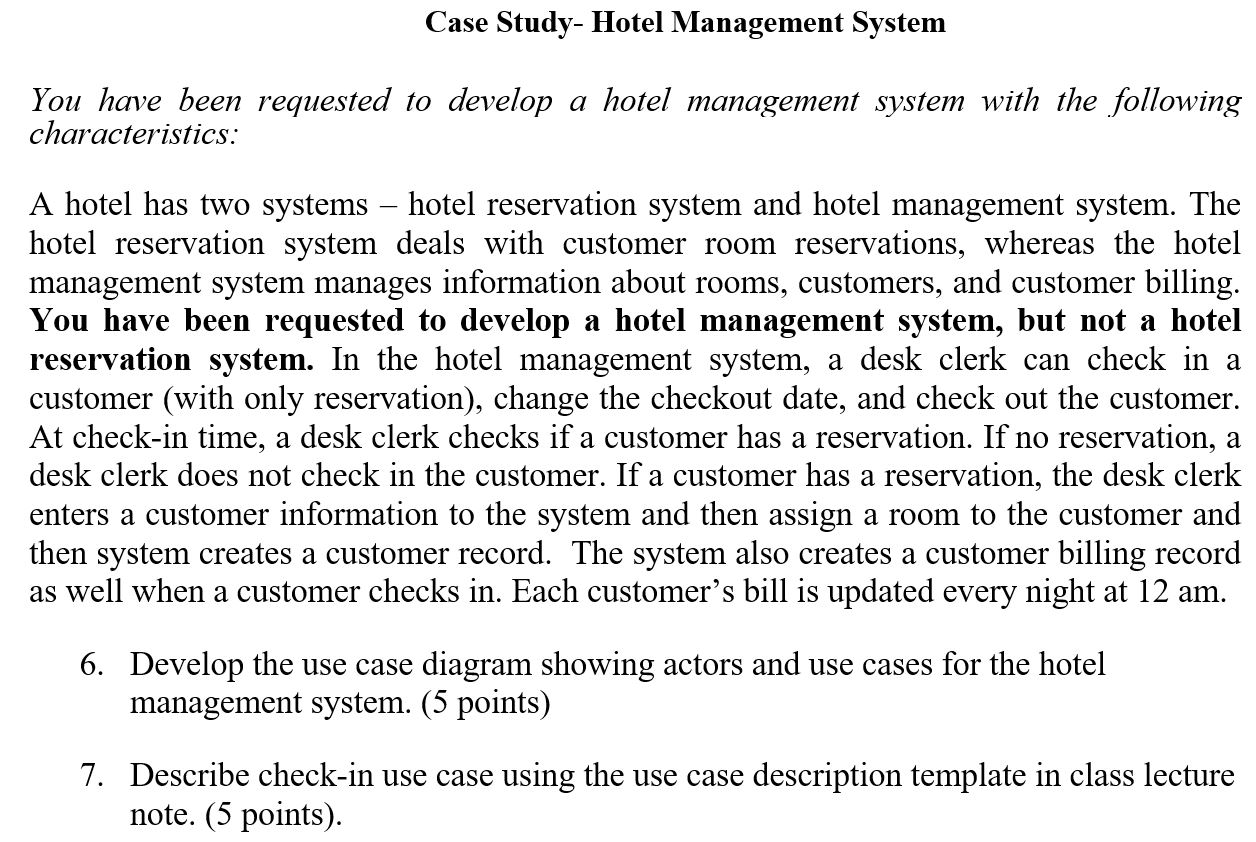 case study hotel management