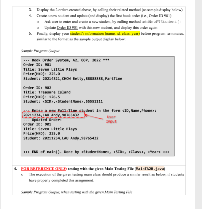 Solved Develop a Java Program to Model a Book Order System | Chegg.com