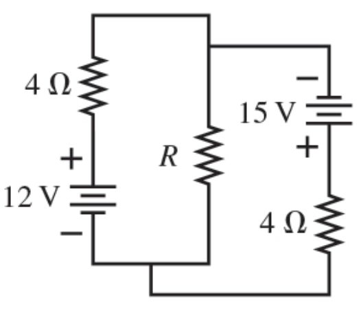 Solved What power is dissipated by the R = 2.5 Ω resistor in | Chegg.com