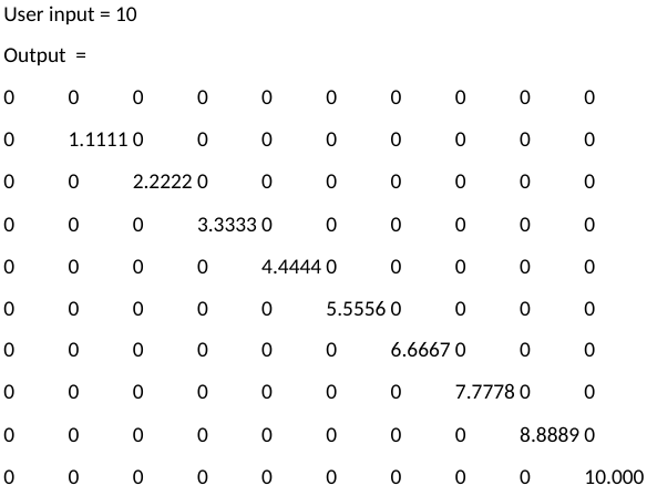 Solved Write a program in Python that creates a 10 x 10 | Chegg.com