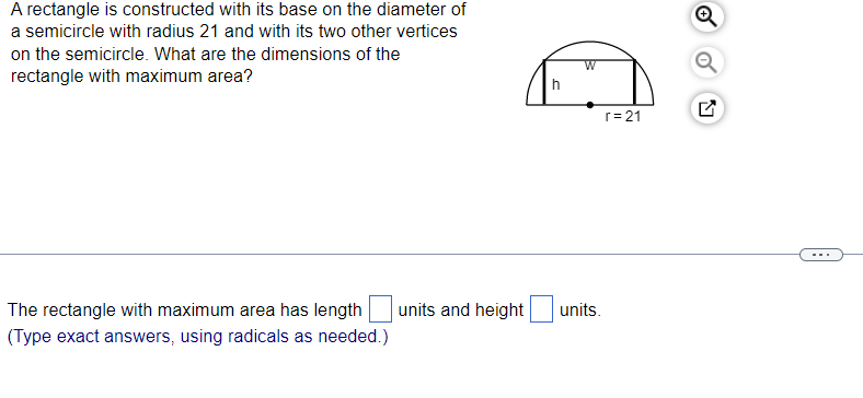 solved-a-rectangle-is-constructed-with-its-base-on-the