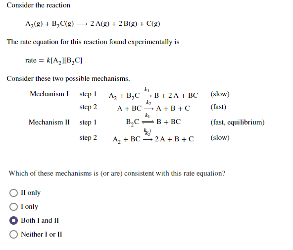 Solved Consider The Reaction A2(g) + B,C(g) 2 A(g) + 2 B(g) | Chegg.com