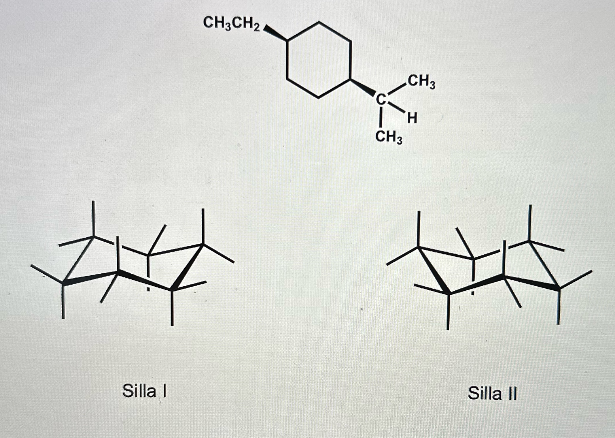 Solved Draw the two conformations of chairs for the next