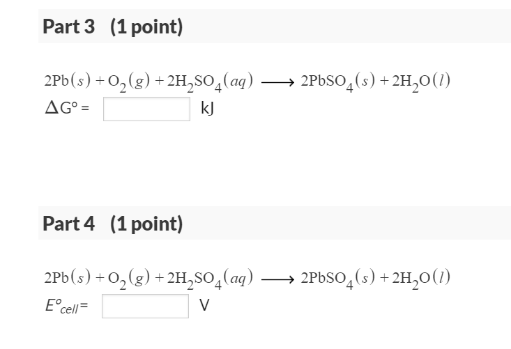 Solved Starting with the standard free energies of formation | Chegg.com