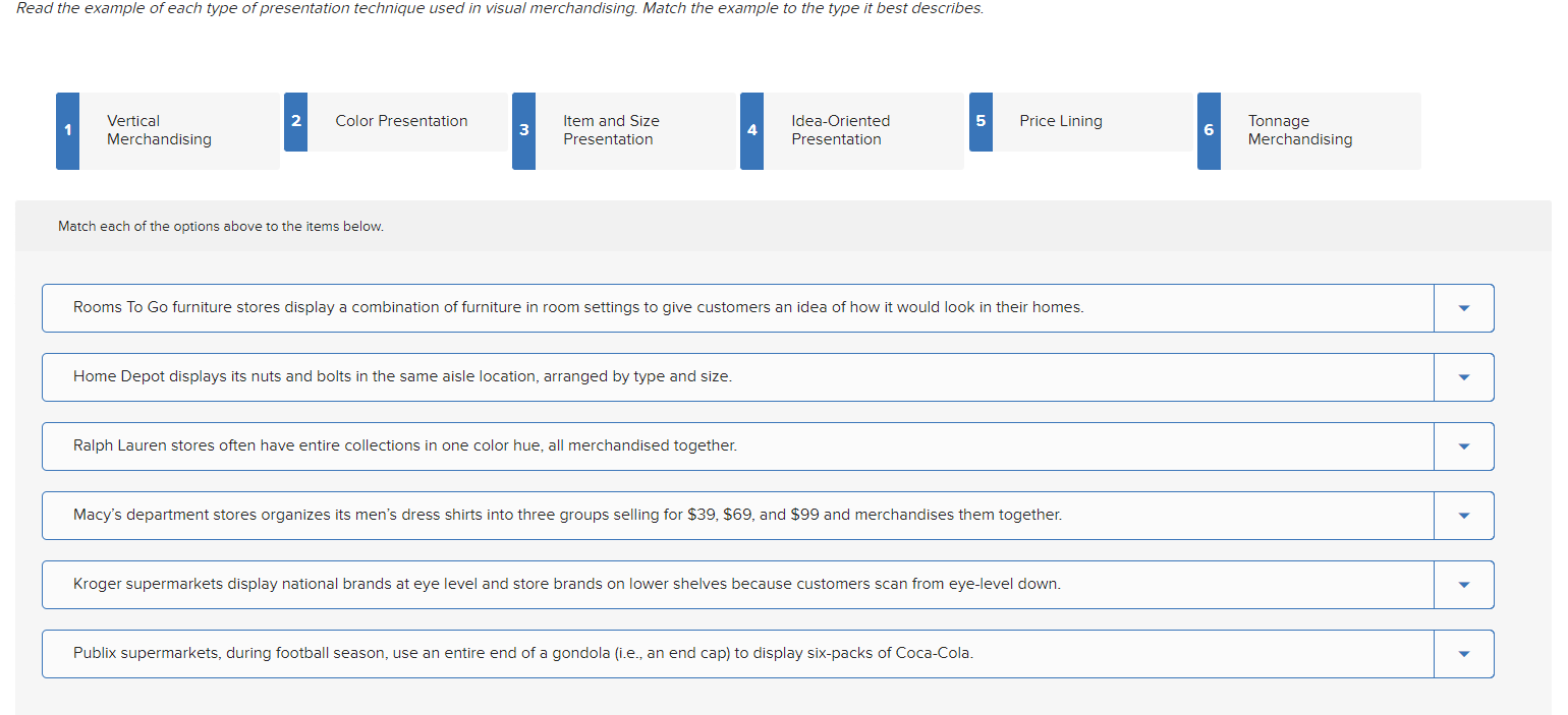 Solved Match each of the options above to the items below. | Chegg.com