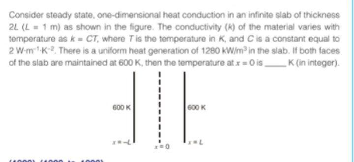Solved Consider steady state, one-dimensional heat | Chegg.com