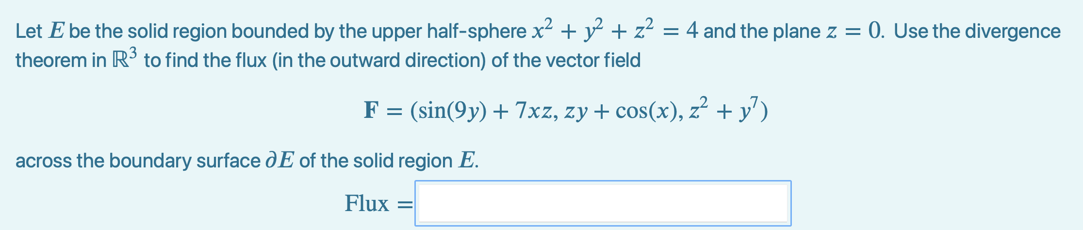 Solved Let E be the solid region bounded by the upper | Chegg.com
