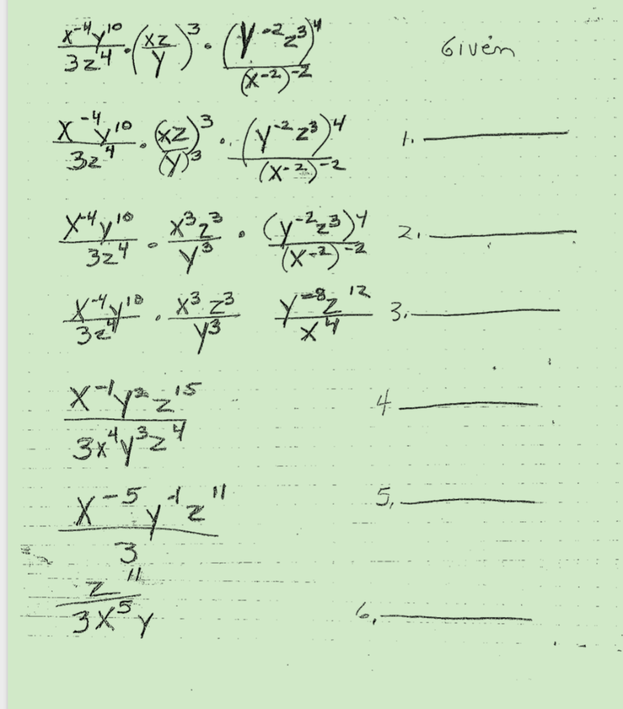 Quotient Of Powers Property With Negative Exponents - slidesharedocs
