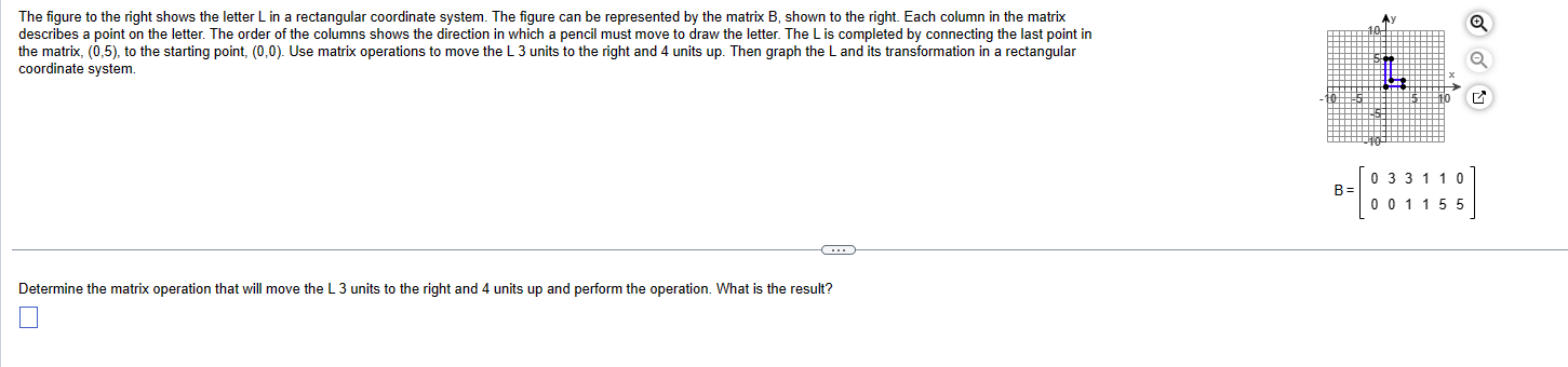 Solved The figure to the right shows the letter L in a | Chegg.com