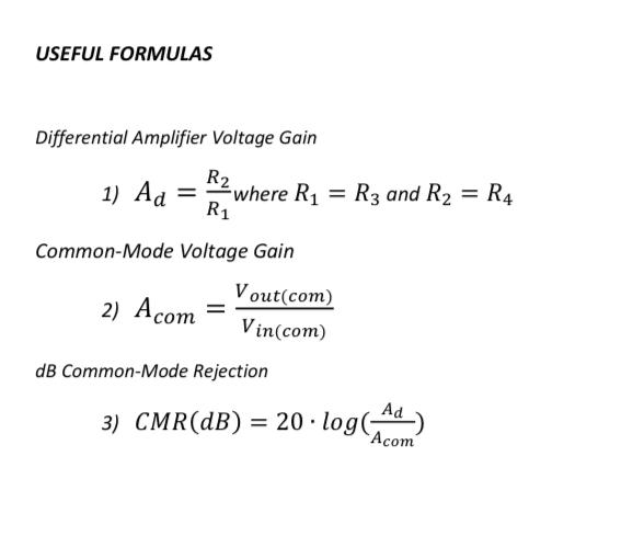 PRELAB ASSIGNMENT (MUST BE SUBMITTED ONE DAY PRIOR TO | Chegg.com