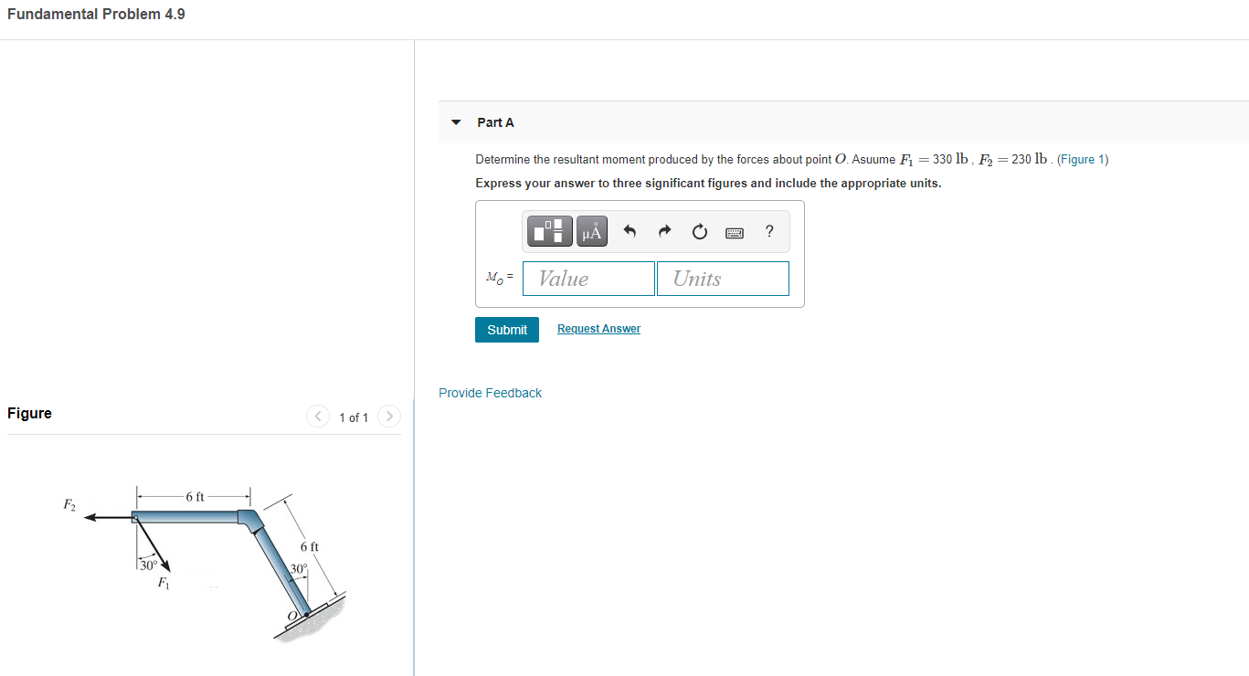 Solved Fundamental Problem 4.9 Part A Determine the | Chegg.com