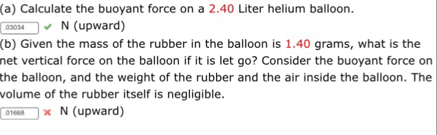 Solved A Calculate The Buoyant Force On A 2 40 Liter Chegg Solved A Calculate The Buoyant Force On A 2 40 Liter Chegg