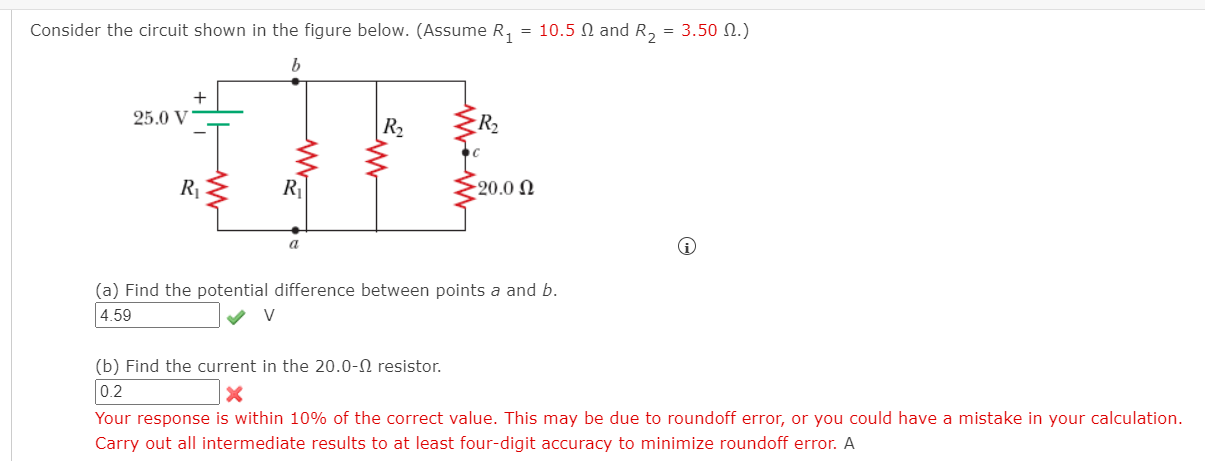 Solved For the circuit shown in the figure, calculate the | Chegg.com