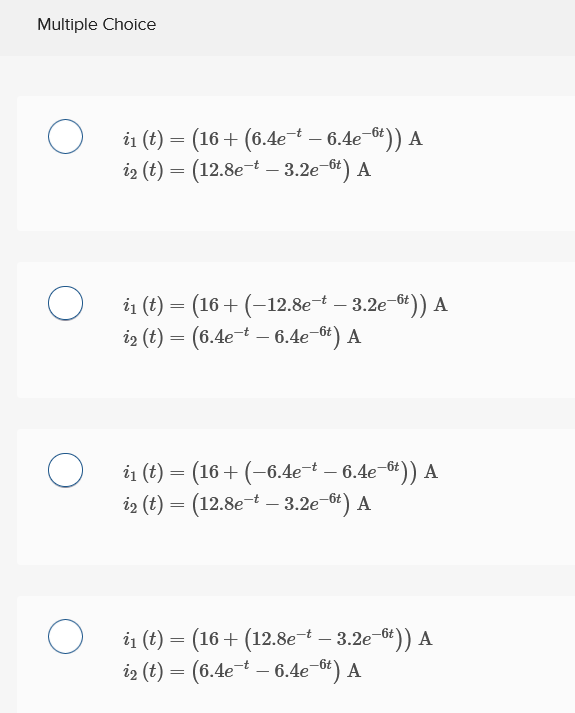 Solved For the circuit in the figure, identify the correct | Chegg.com
