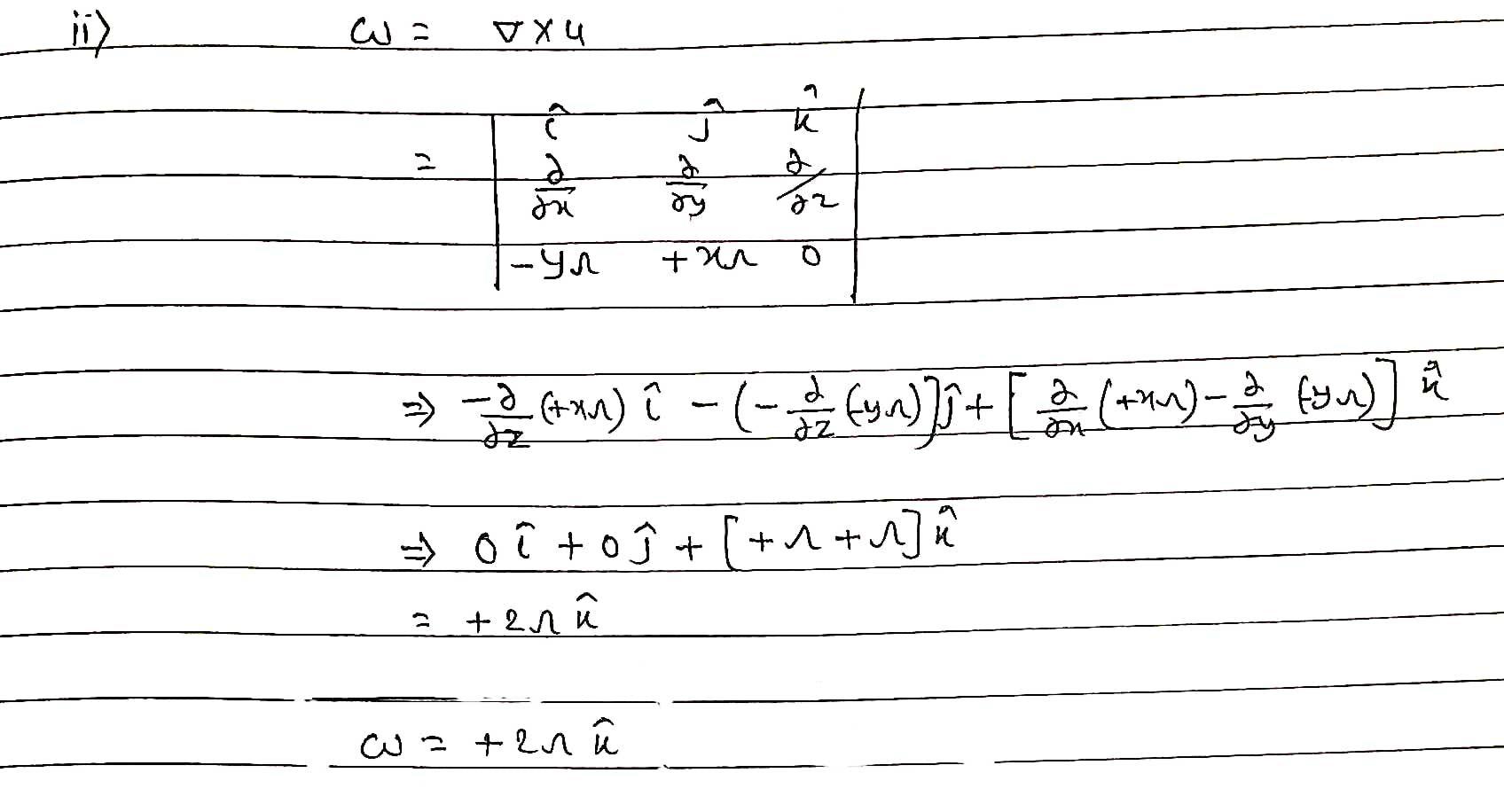 Solved 3) For the solid body rotation velocity field of | Chegg.com