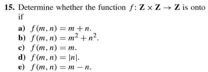 Solved 15 Determine Whether The Function Fzx Z Z Is 8981