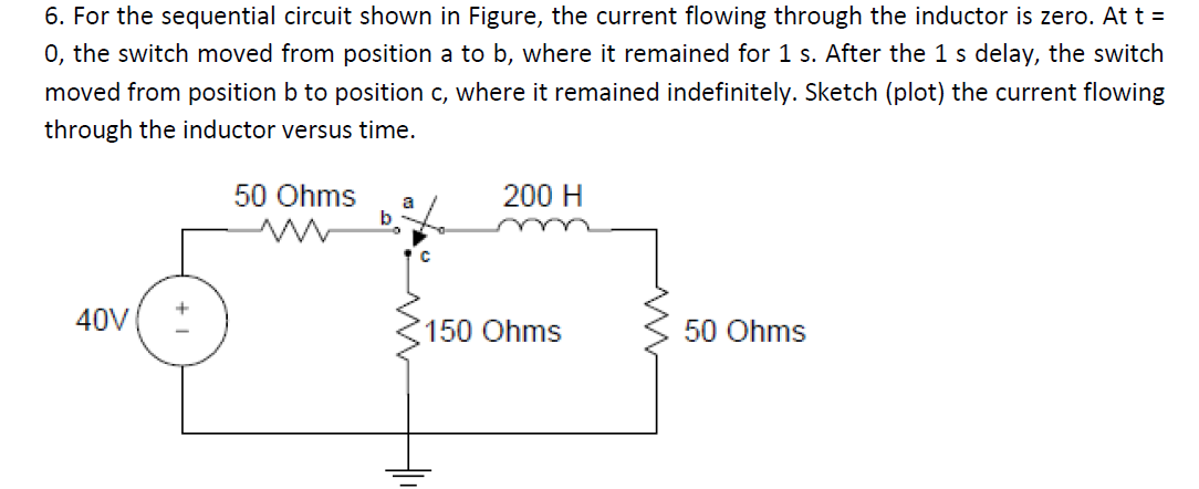 Solved 6. For the sequential circuit shown in Figure, the | Chegg.com