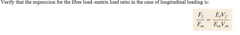 Solved Verify that the expression for the fiber load-matrix | Chegg.com