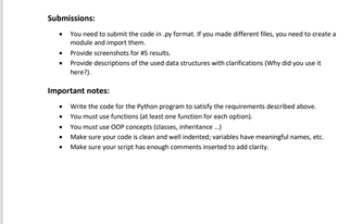 please write the code in python as to what the | Chegg.com