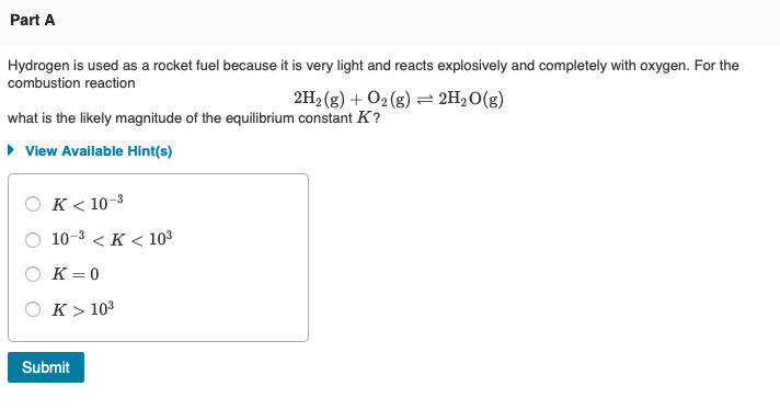 solved-part-a-hydrogen-is-used-as-a-rocket-fuel-because-it-chegg