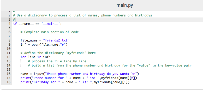 Solved This exercise will continue with the name and phone | Chegg.com