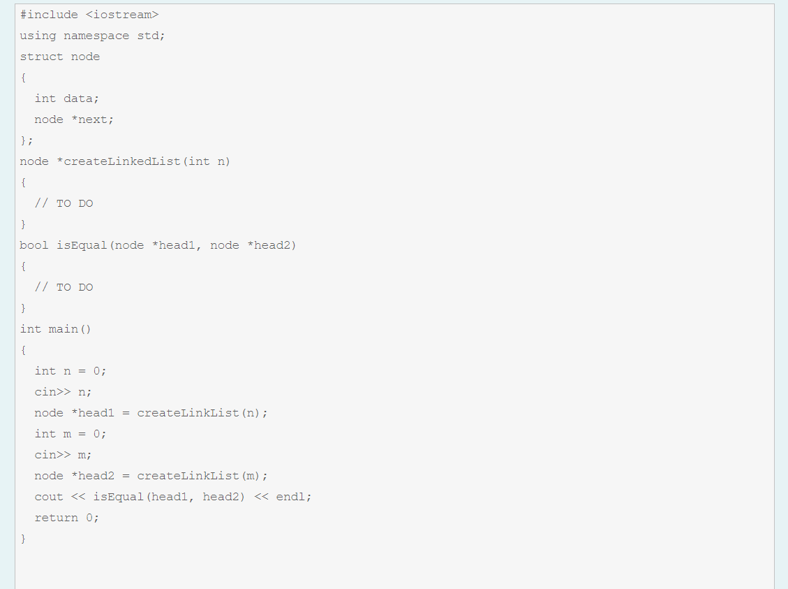 Solved Write a program where: - struct node: represents a | Chegg.com