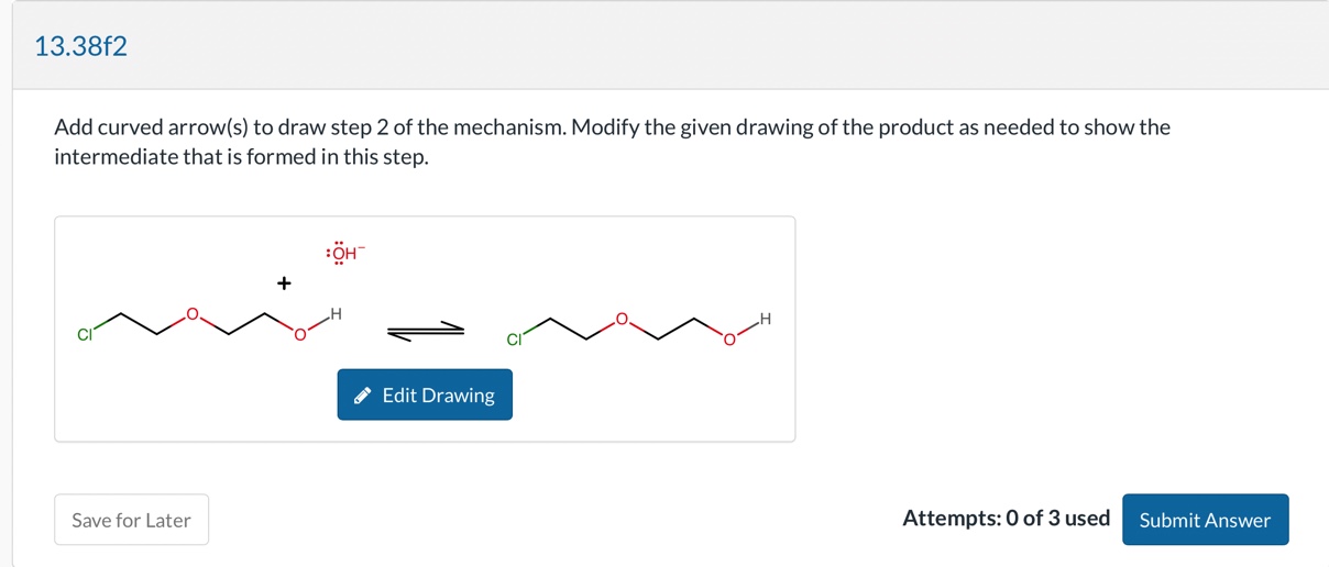 Solved Add curved arrow(s) to draw step 2 of the mechanism. | Chegg.com