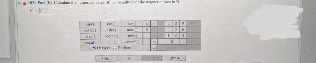 Solved A 10% Part (e) Express the component of the weight | Chegg.com