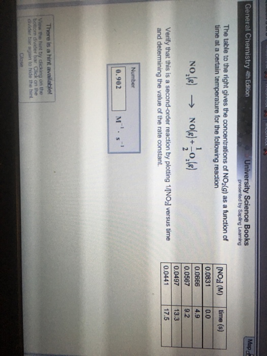 Solved General Chemistry 4th Edition University Science | Chegg.com