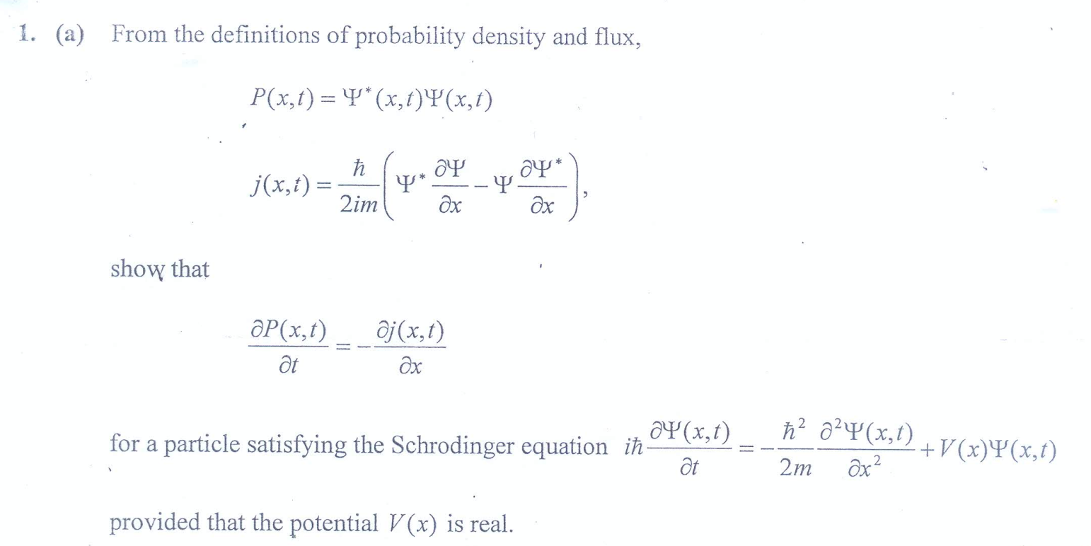 Solved 1 A From The Definitions Of Probability Density Chegg Com