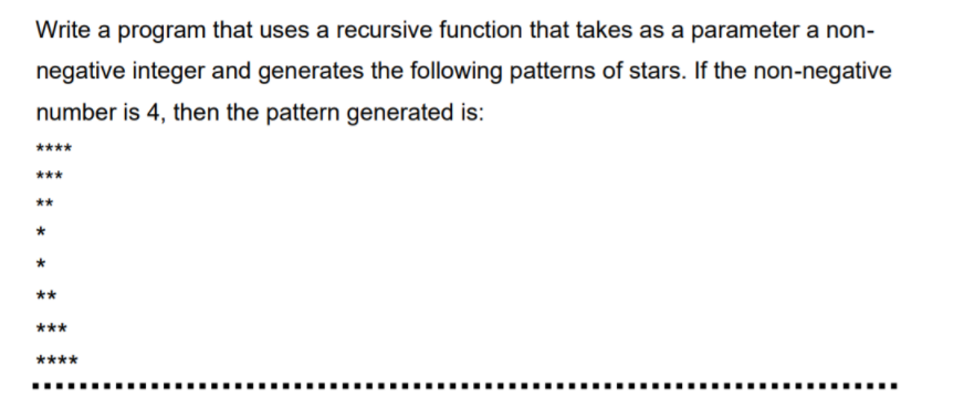 Solved Write a program that uses a recursive function that | Chegg.com