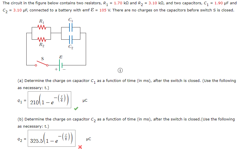 Solved The Circuit In The Figure Below Contains Two | Chegg.com