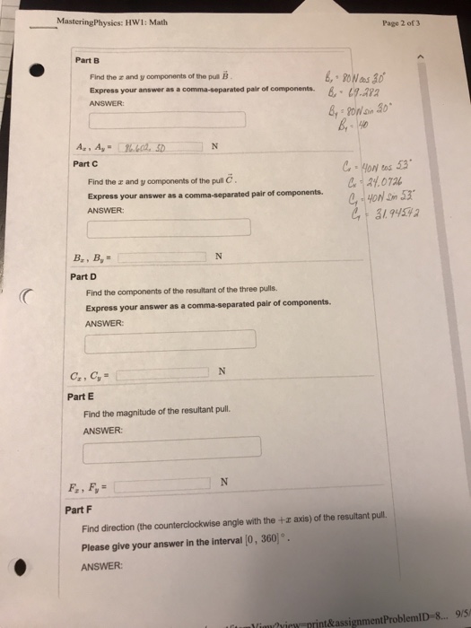 Solved Problem 1.48 Three horizontal ropes are attached to a | Chegg.com