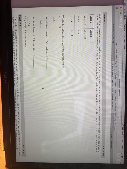 Solved Question 2 0.5/ 1 poi Joan has just moved into a new