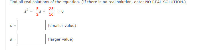 Solved Find all real solutions of the equation. (If there is | Chegg.com