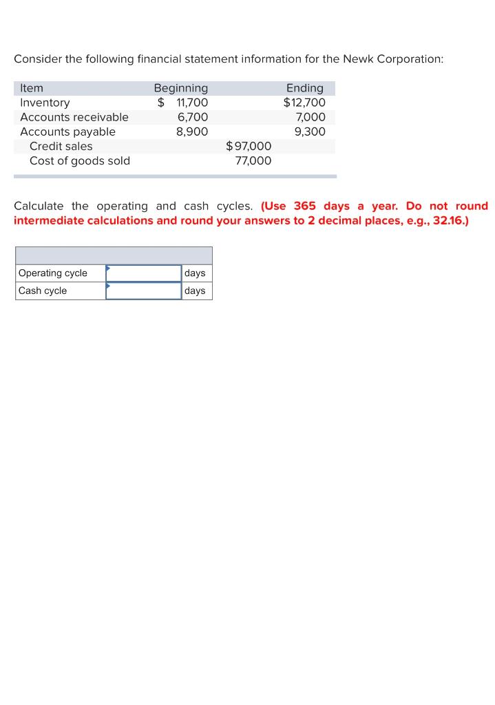 Solved Consider The Following Financial Statement | Chegg.com